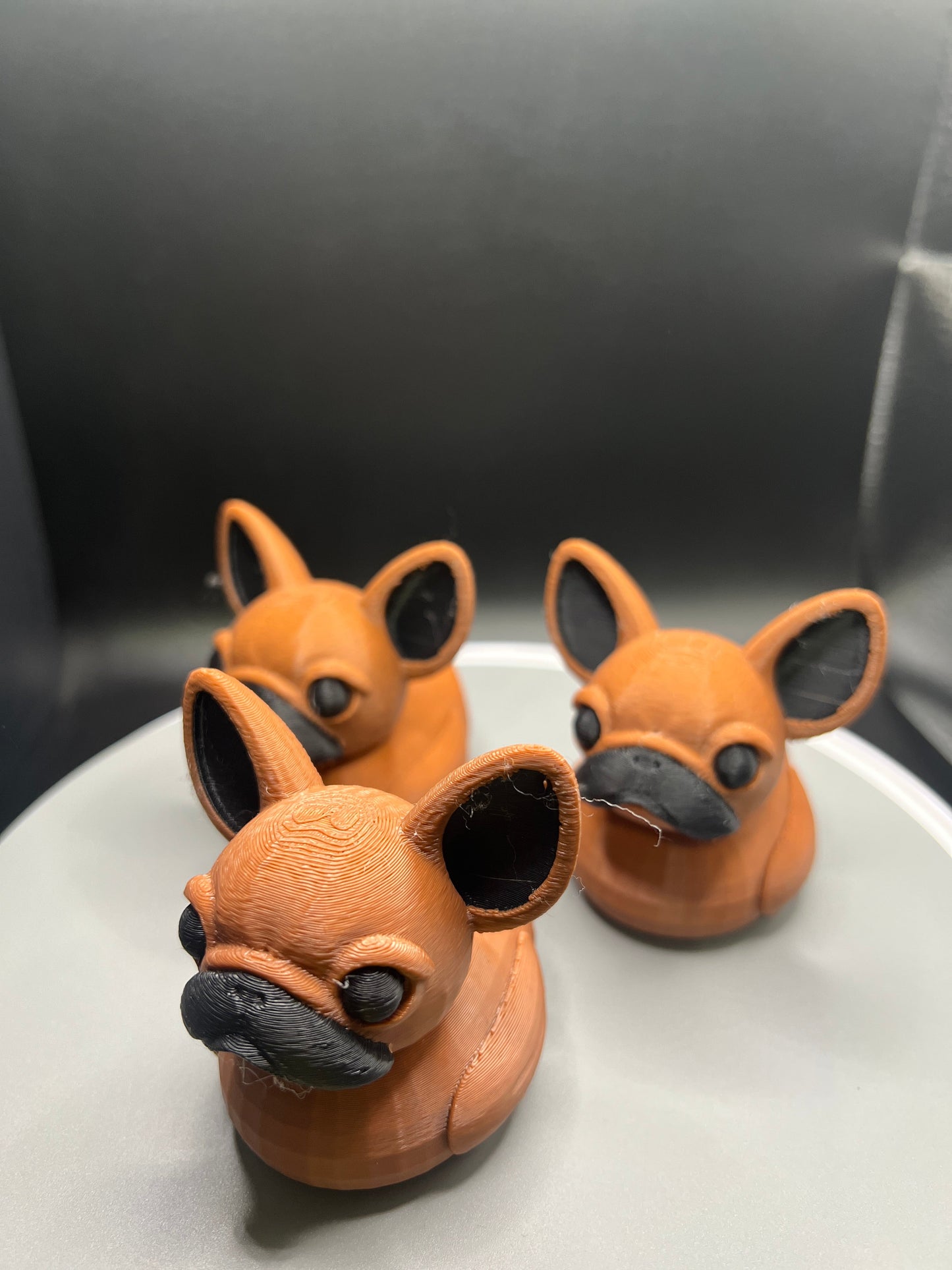 Frenchie Duck - Brown/Black