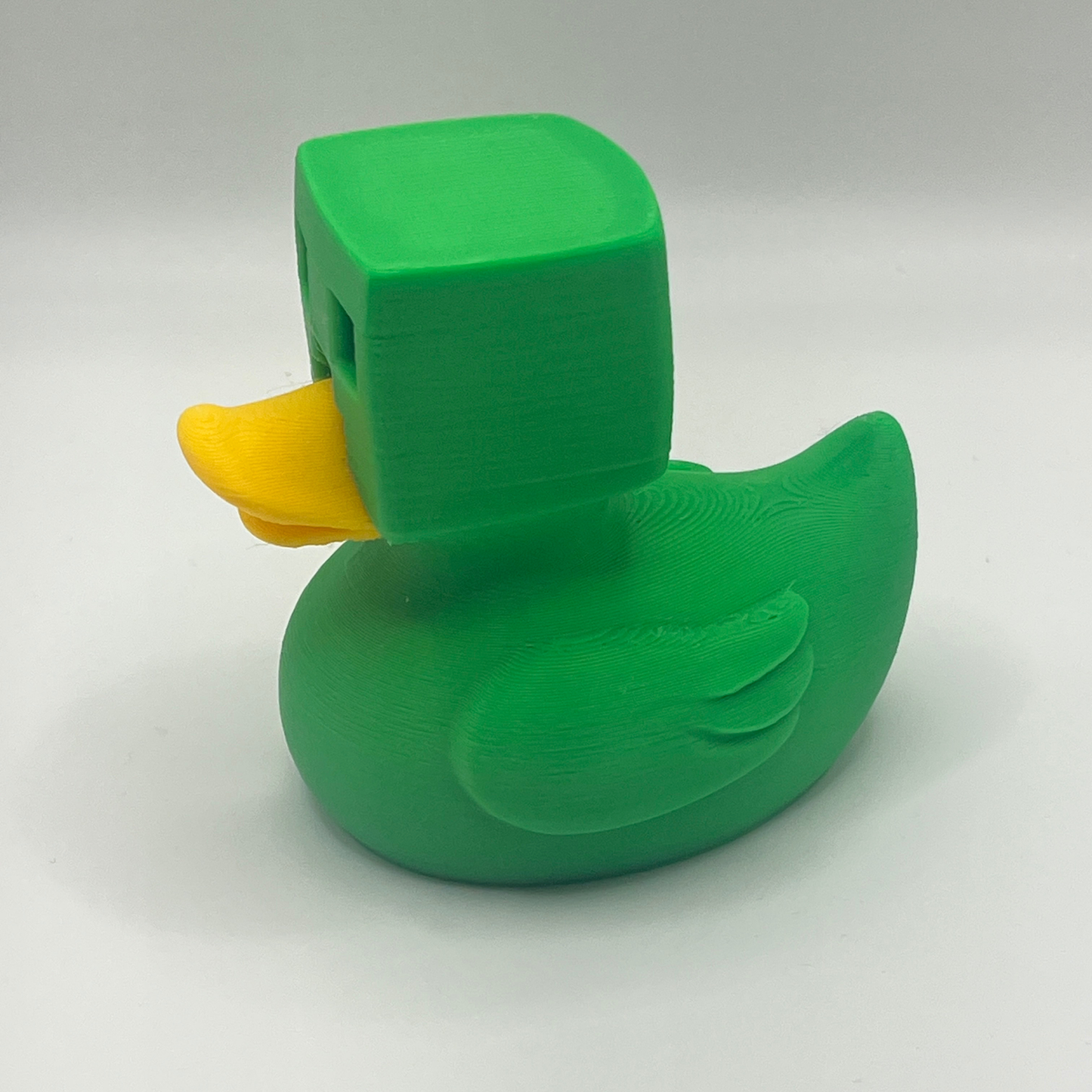 Green Pixelated Explosive Duck