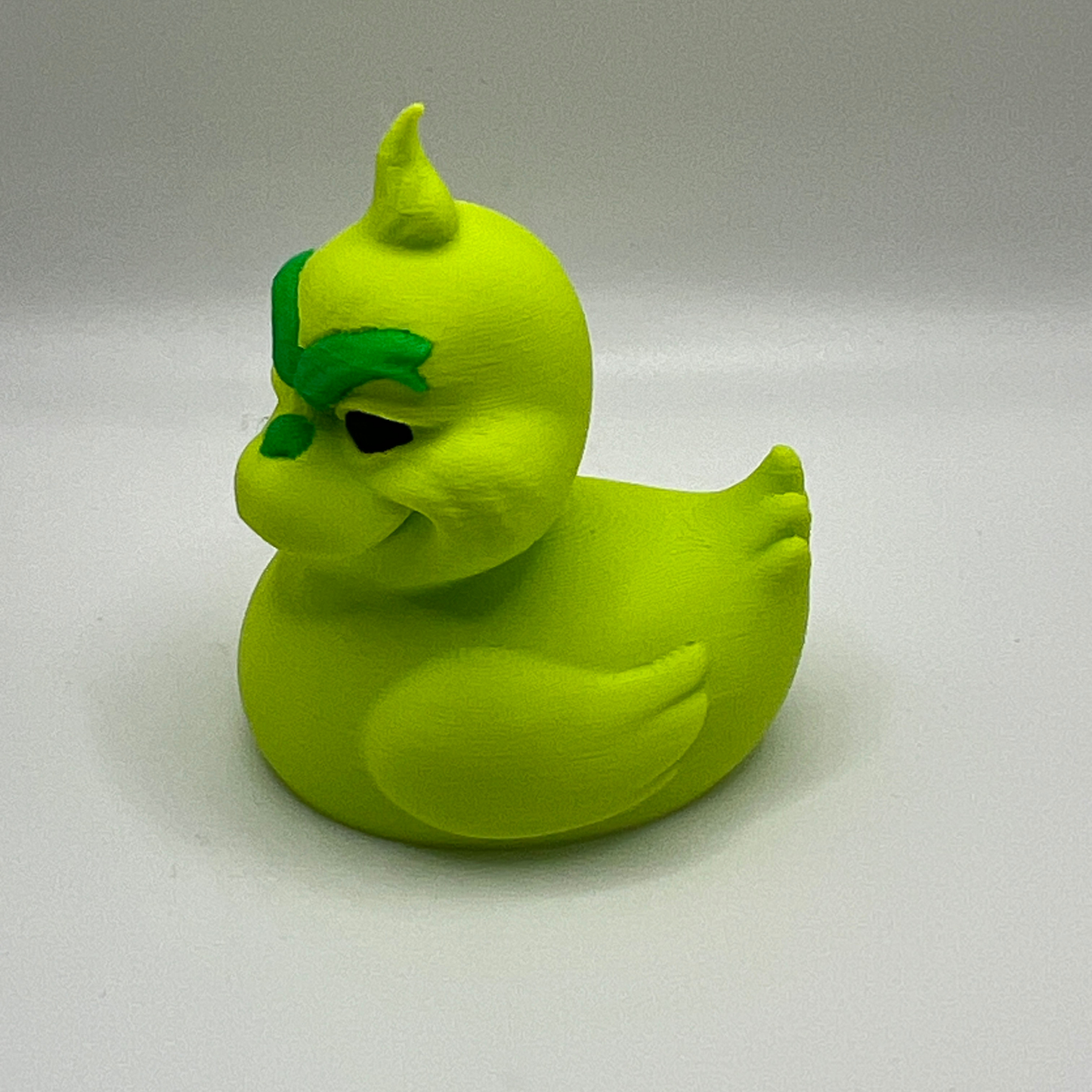 Green Furry Monster Duck