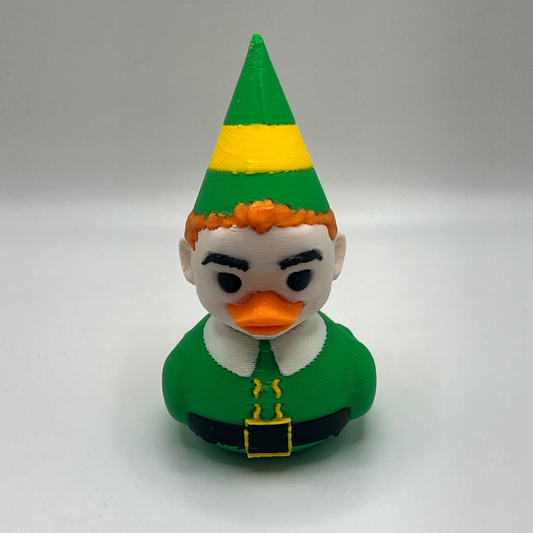 North Pole Chistmas Elf Duck